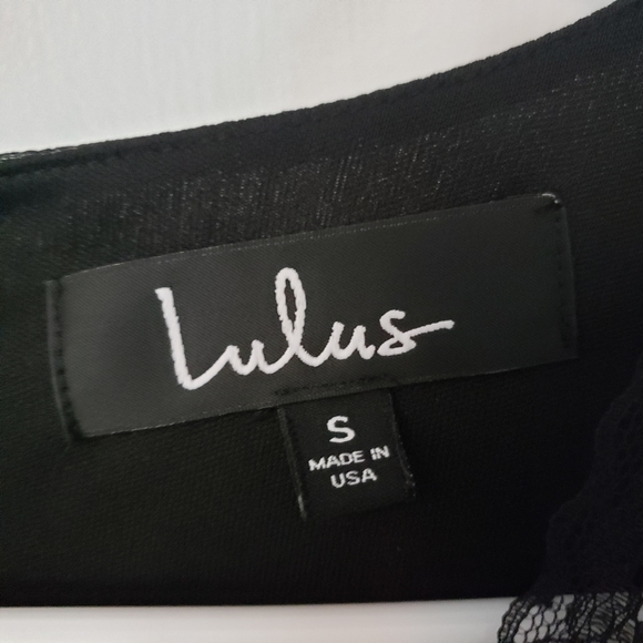 LuLu's black lace dress - Picture 3 of 4